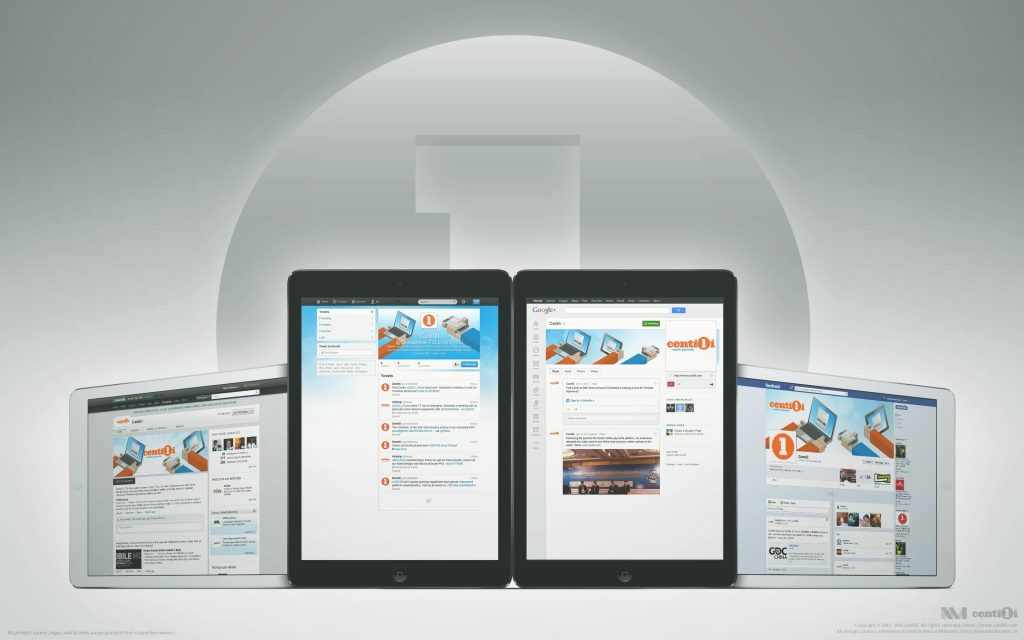 Social network designs with illustrations of hands holding different devices. Social network designs with illustrations of hands holding different devices.