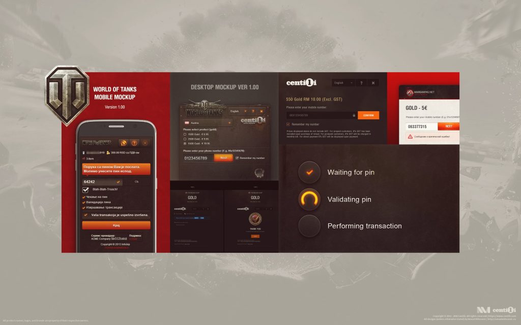 My mockups and final designs for World of Tanks rebranding of the Payment page. My mockups and final designs for World of Tanks rebranding of the Payment page.