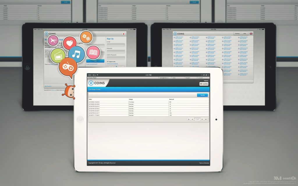 First drafts of ¥coins website and ¥coins panel. First drafts of ¥coins website and ¥coins panel.