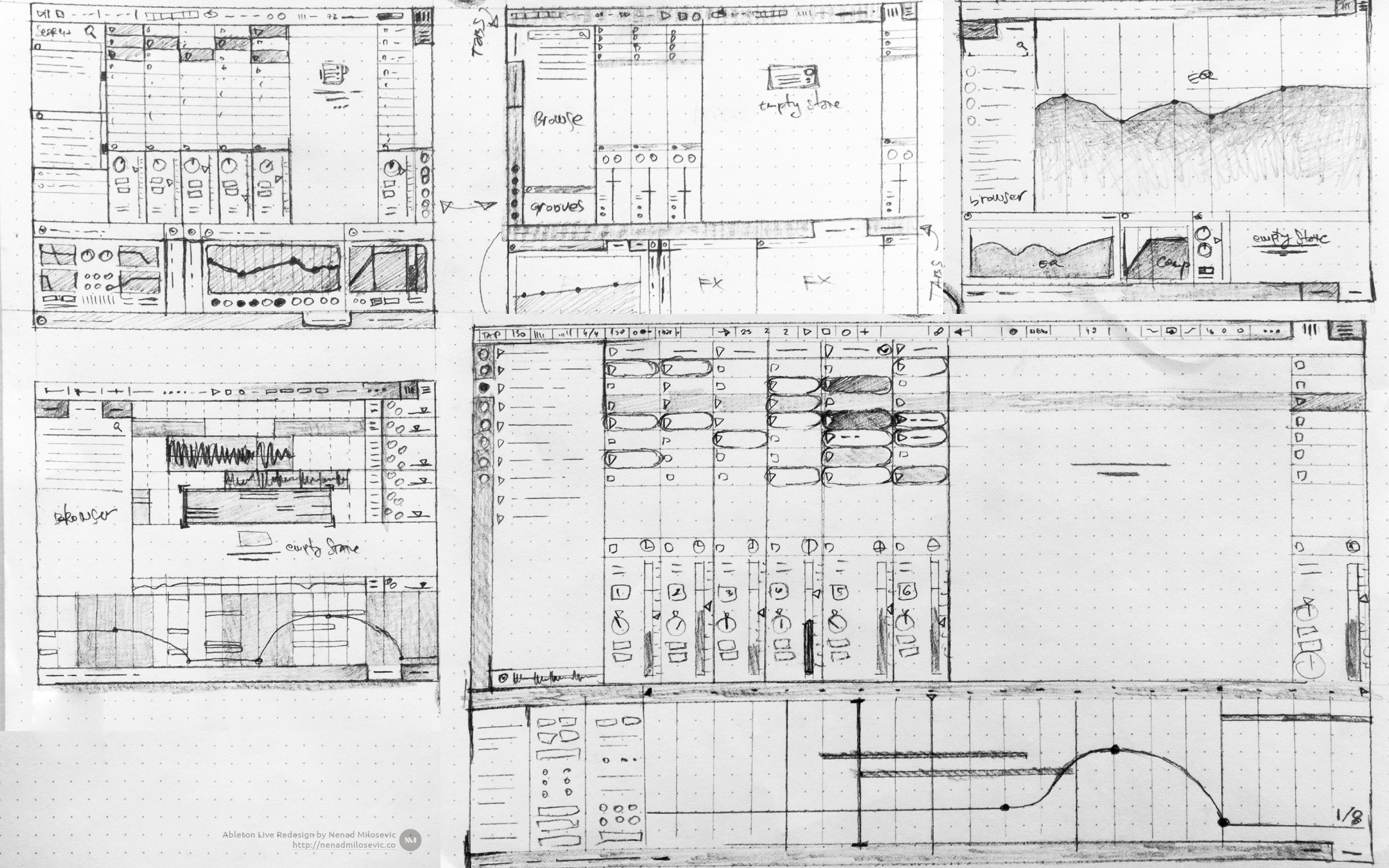 Ableton Live sketches. Ableton Live sketches.