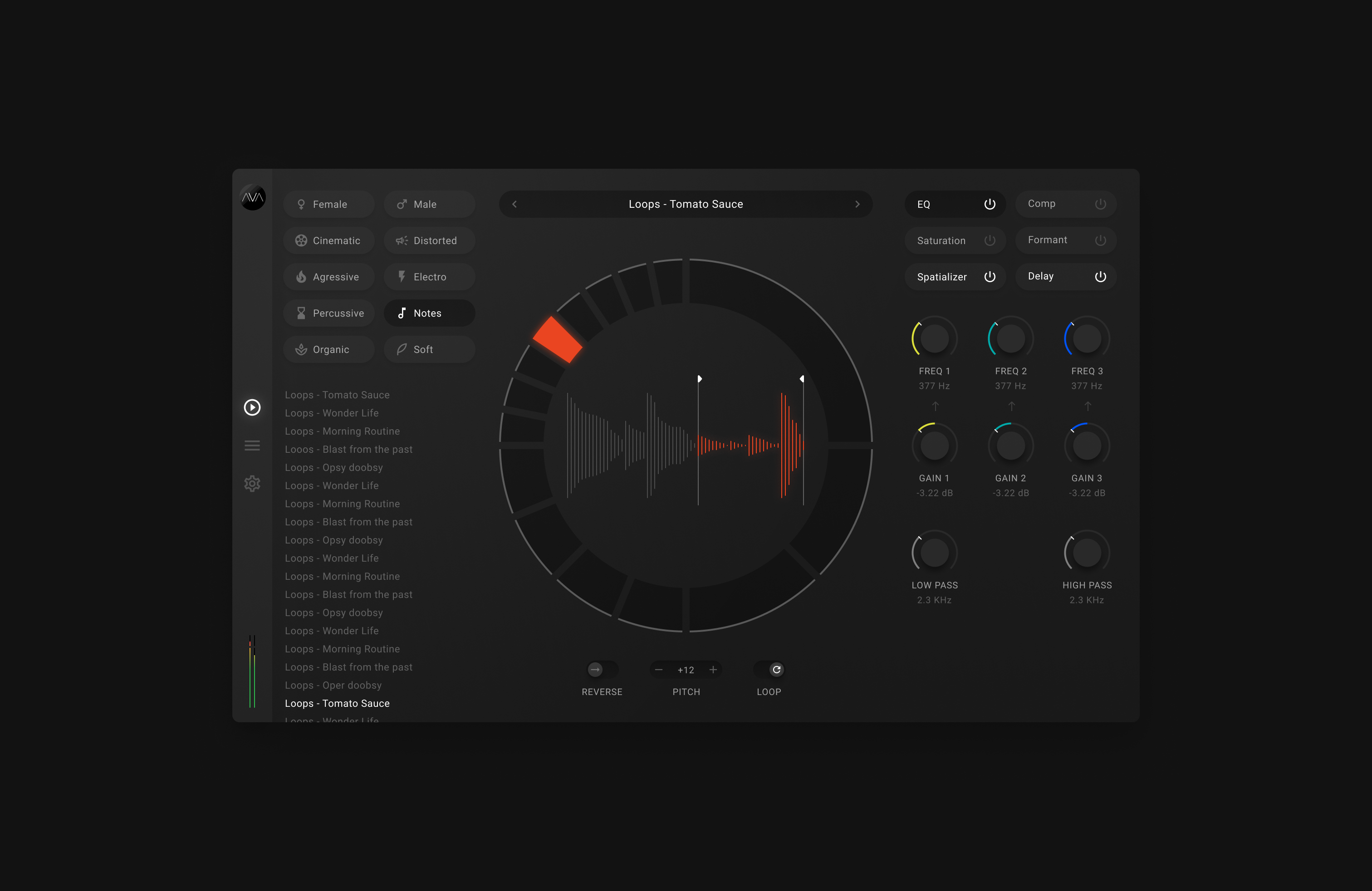 Sampler UI Sampler interface design